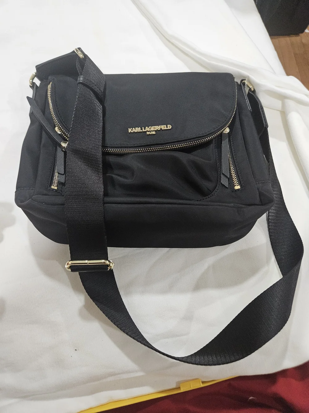 Karl Lagerfeld Black Crossbody Shoulder Bag